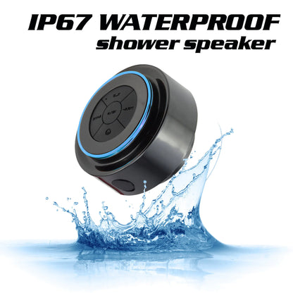Level 7 Waterproof Portable Bluetooth Speaker for Bathroom